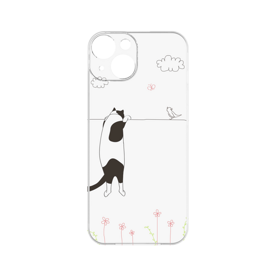 プレミアムパネル［ 夢中に覗く三毛ねこ ］