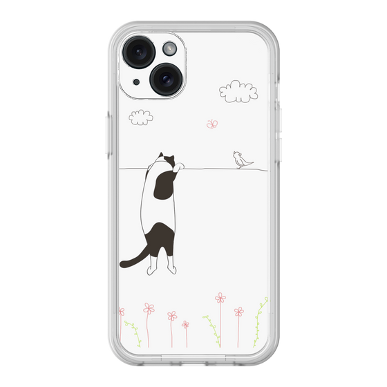 プレミアムパネル［ 夢中に覗く三毛ねこ ］