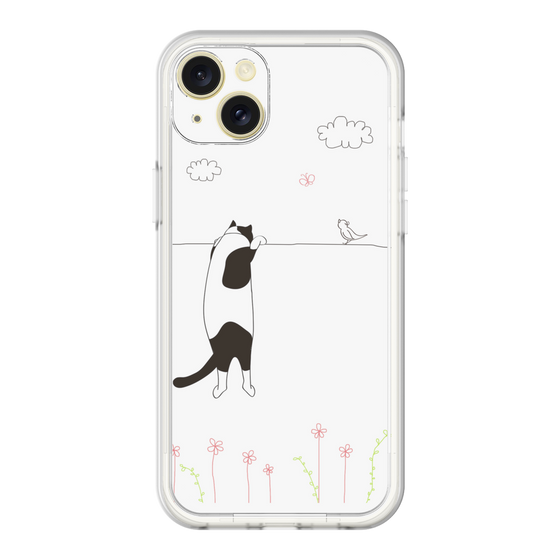 プレミアムパネル［ 夢中に覗く三毛ねこ ］