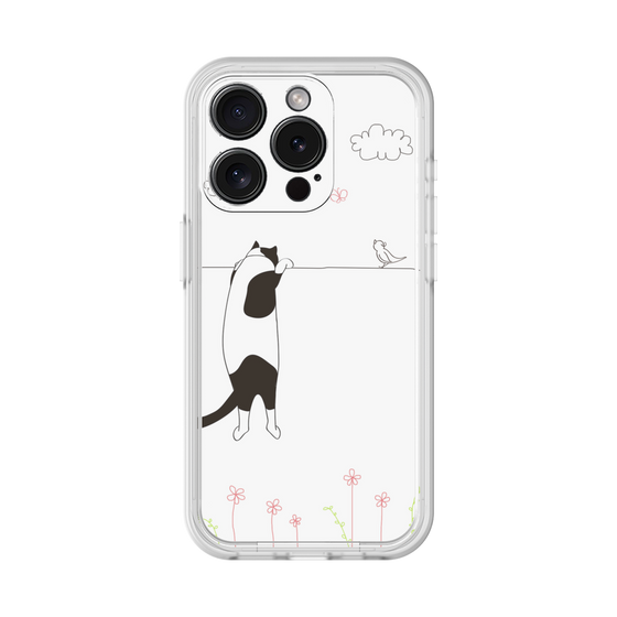 プレミアムパネル［ 夢中に覗く三毛ねこ ］