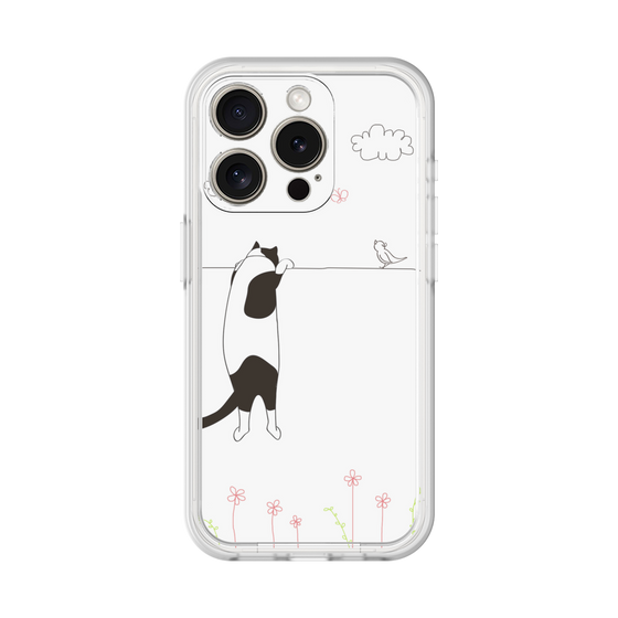 プレミアムパネル［ 夢中に覗く三毛ねこ ］
