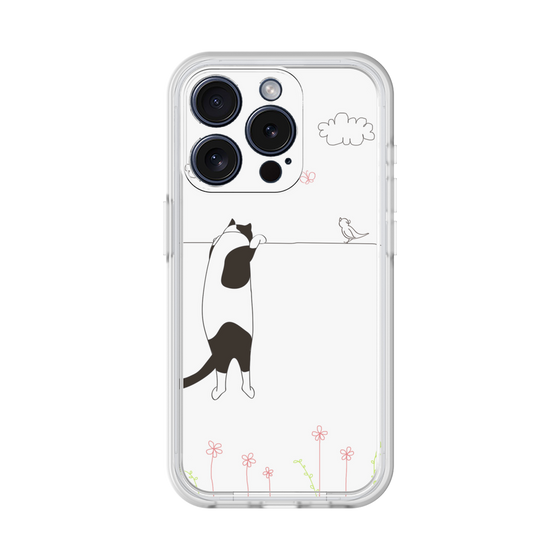 プレミアムパネル［ 夢中に覗く三毛ねこ ］