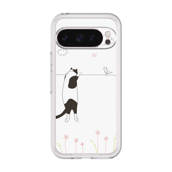 プレミアムパネル［ 夢中に覗く三毛ねこ ］