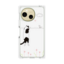 プレミアムパネル［ 夢中に覗く三毛ねこ ］