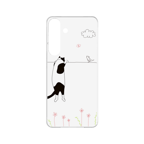 プレミアムパネル［ 夢中に覗く三毛ねこ ］