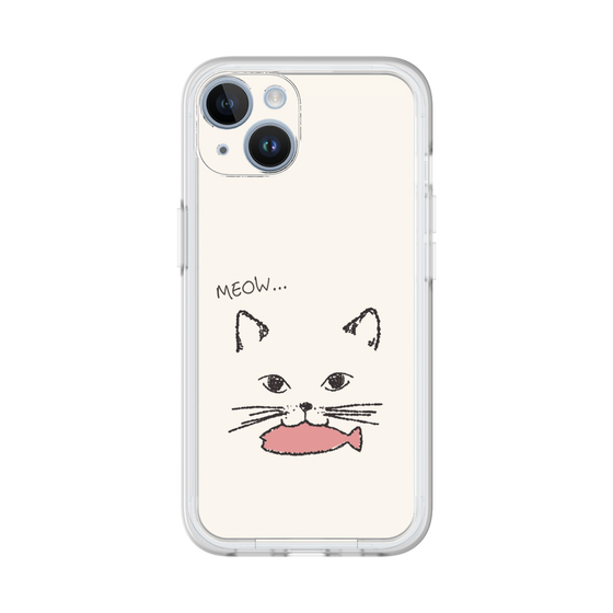 プレミアムパネル［ 食いしん坊なねこ - White ］