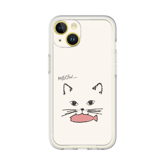 プレミアムパネル［ 食いしん坊なねこ - White ］