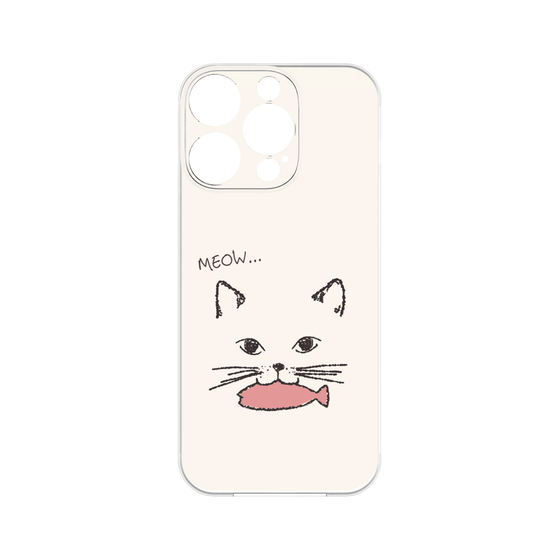 プレミアムパネル［ 食いしん坊なねこ - White ］