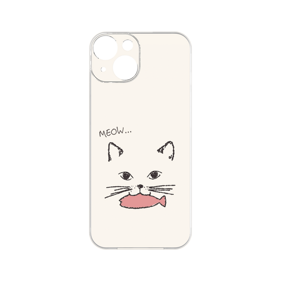 プレミアムパネル［ 食いしん坊なねこ - White ］