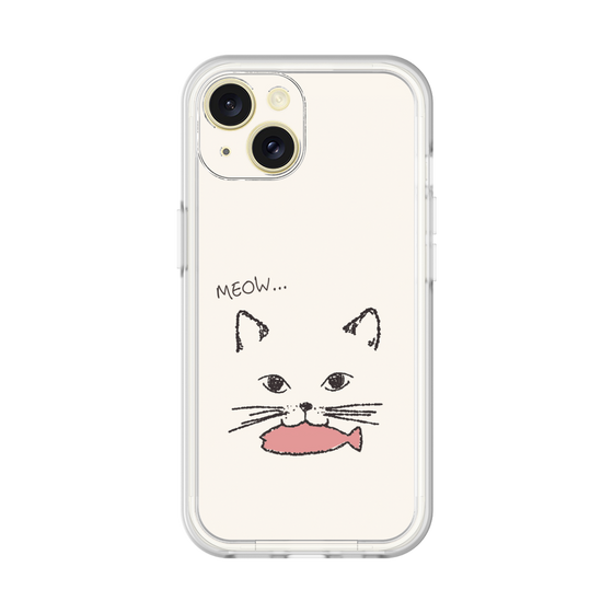 プレミアムパネル［ 食いしん坊なねこ - White ］