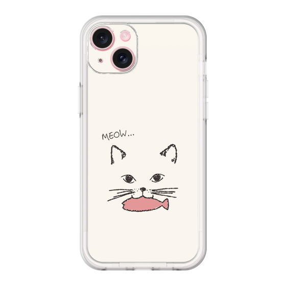 プレミアムパネル［ 食いしん坊なねこ - White ］
