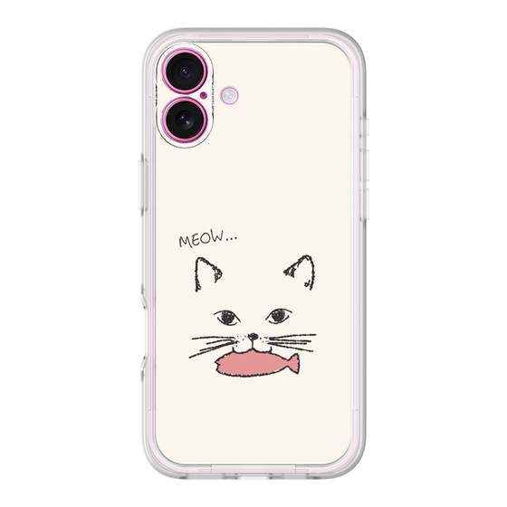プレミアムパネル［ 食いしん坊なねこ - White ］