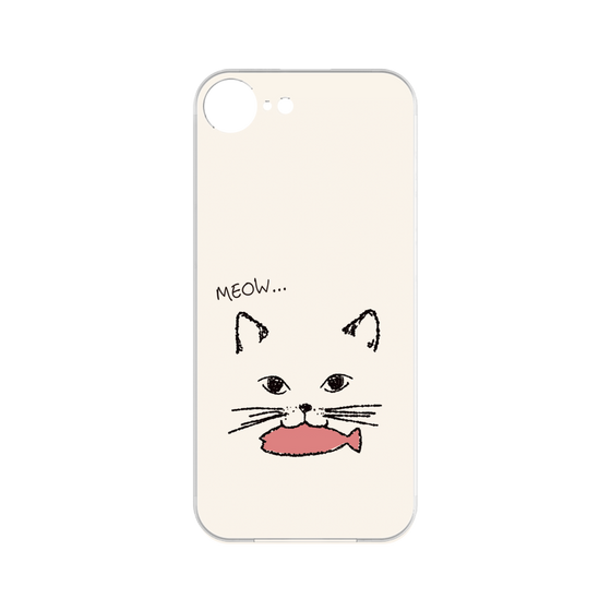 プレミアムパネル［ 食いしん坊なねこ - White ］
