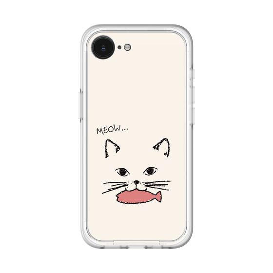 プレミアムパネル［ 食いしん坊なねこ - White ］