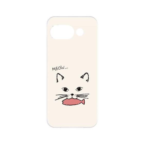 プレミアムパネル［ 食いしん坊なねこ - White ］