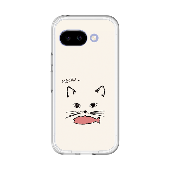 プレミアムパネル［ 食いしん坊なねこ - White ］