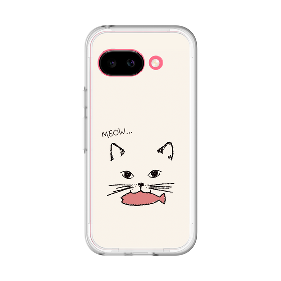 プレミアムパネル［ 食いしん坊なねこ - White ］