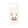 プレミアムパネル［ 食いしん坊なねこ - White ］