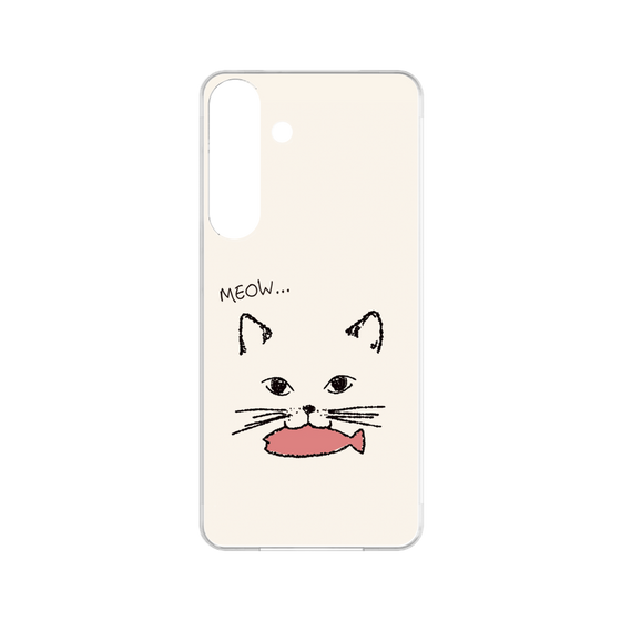 プレミアムパネル［ 食いしん坊なねこ - White ］