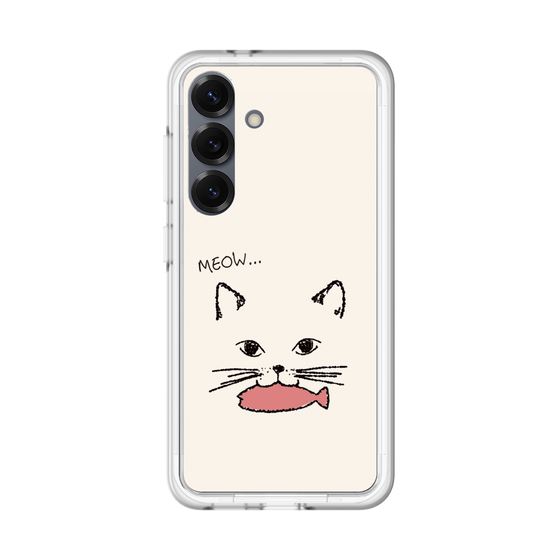プレミアムパネル［ 食いしん坊なねこ - White ］