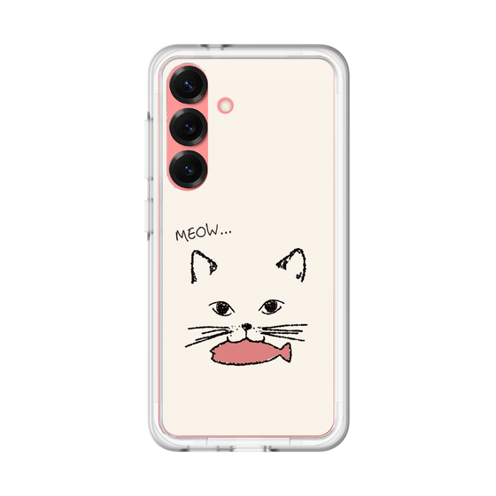 プレミアムパネル［ 食いしん坊なねこ - White ］