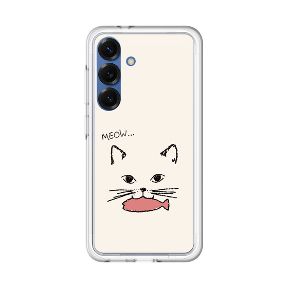 プレミアムパネル［ 食いしん坊なねこ - White ］