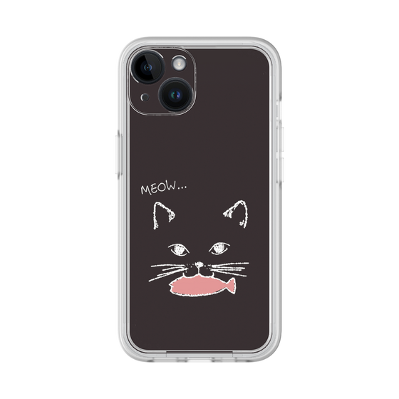 プレミアムパネル［ 食いしん坊なねこ - Black ］