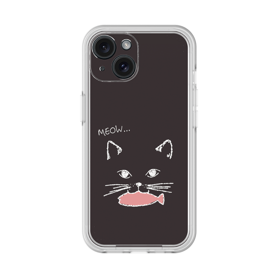 プレミアムパネル［ 食いしん坊なねこ - Black ］