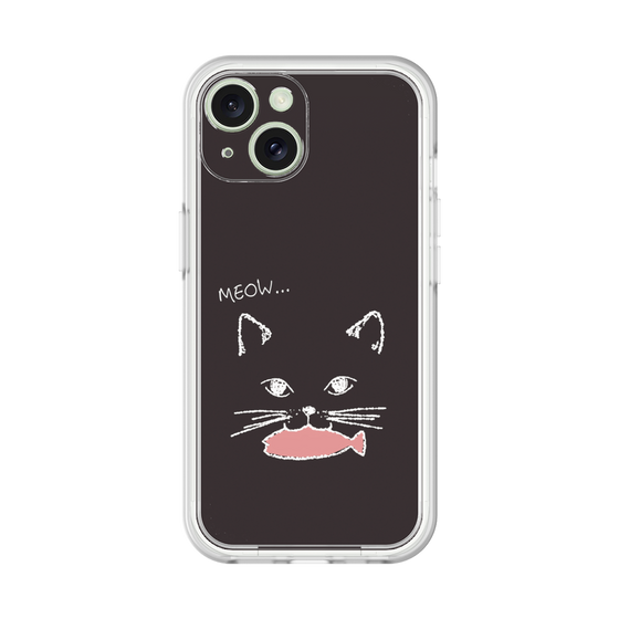 プレミアムパネル［ 食いしん坊なねこ - Black ］