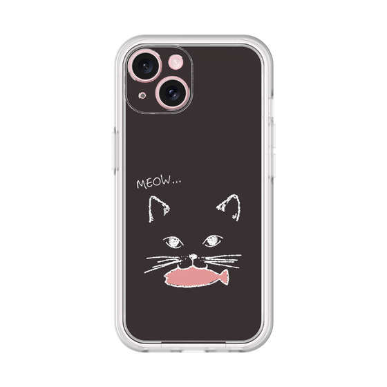 プレミアムパネル［ 食いしん坊なねこ - Black ］