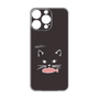プレミアムパネル［ 食いしん坊なねこ - Black ］