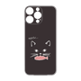 プレミアムパネル［ 食いしん坊なねこ - Black ］