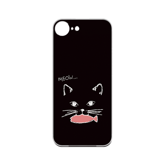 プレミアムパネル［ 食いしん坊なねこ - Black ］