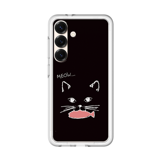 プレミアムパネル［ 食いしん坊なねこ - Black ］