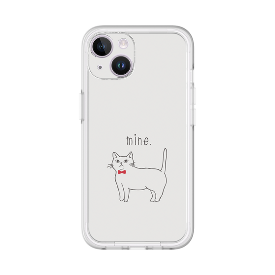 プレミアムパネル［ 蝶ネクタイねこ - White ］