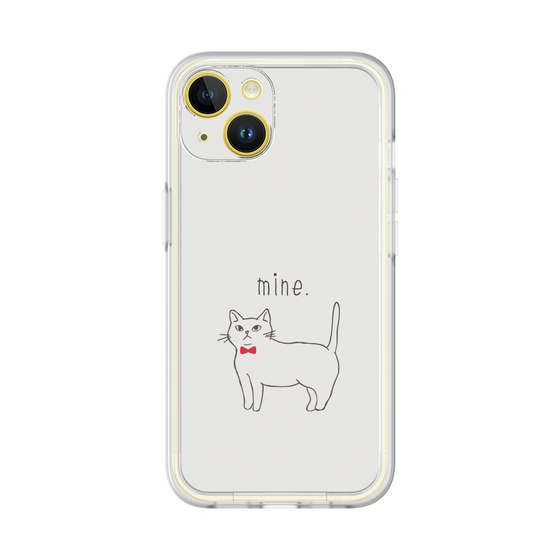 プレミアムパネル［ 蝶ネクタイねこ - White ］
