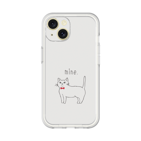 プレミアムパネル［ 蝶ネクタイねこ - White ］