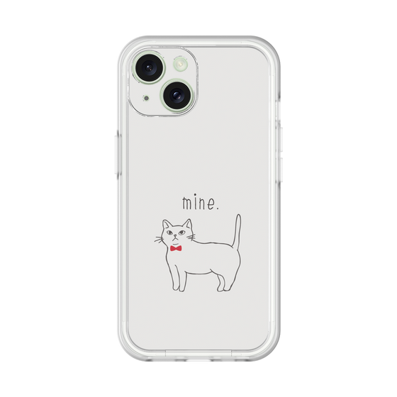 プレミアムパネル［ 蝶ネクタイねこ - White ］