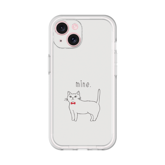 プレミアムパネル［ 蝶ネクタイねこ - White ］