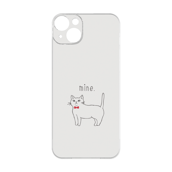 プレミアムパネル［ 蝶ネクタイねこ - White ］