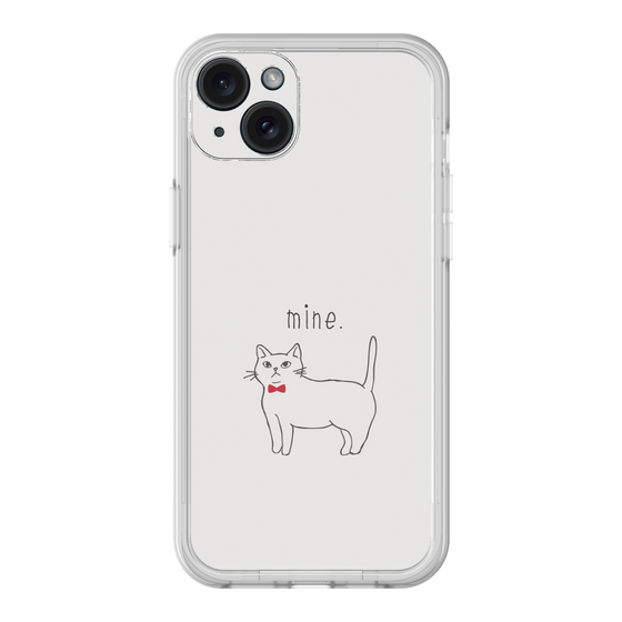 プレミアムパネル［ 蝶ネクタイねこ - White ］