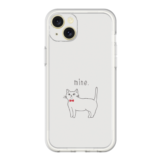 プレミアムパネル［ 蝶ネクタイねこ - White ］