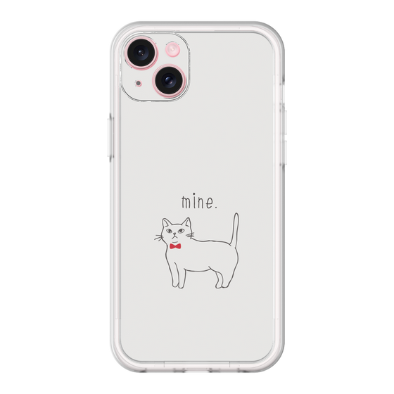 プレミアムパネル［ 蝶ネクタイねこ - White ］
