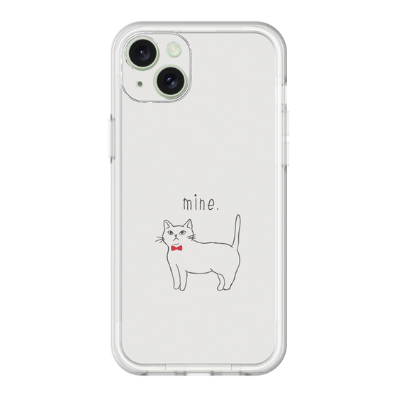 プレミアムパネル［ 蝶ネクタイねこ - White ］
