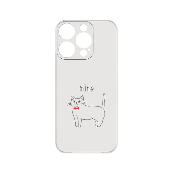 プレミアムパネル［ 蝶ネクタイねこ - White ］