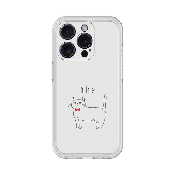 プレミアムパネル［ 蝶ネクタイねこ - White ］