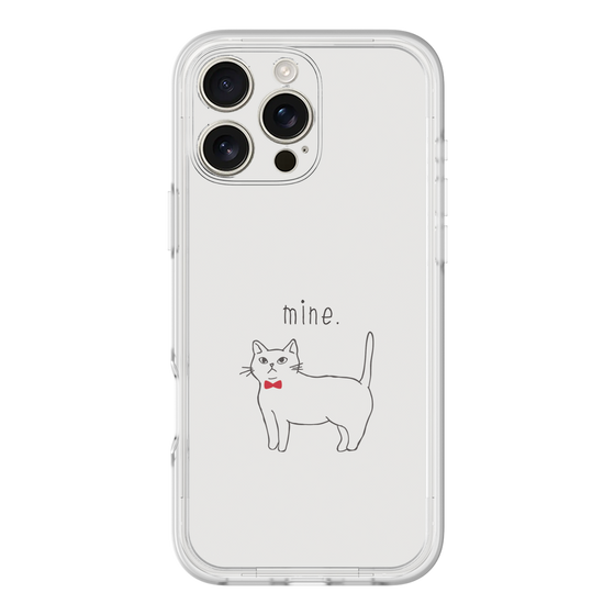 プレミアムパネル［ 蝶ネクタイねこ - White ］