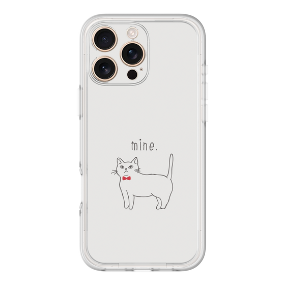プレミアムパネル［ 蝶ネクタイねこ - White ］