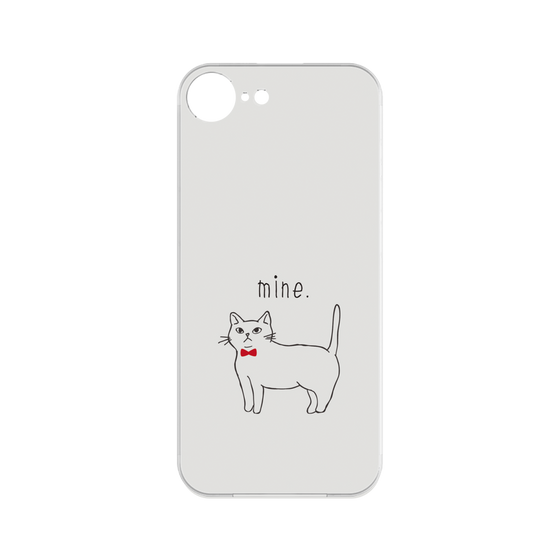 プレミアムパネル［ 蝶ネクタイねこ - White ］