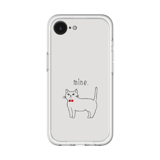 プレミアムパネル［ 蝶ネクタイねこ - White ］